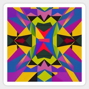 Colorful Geometric Pattern Sticker